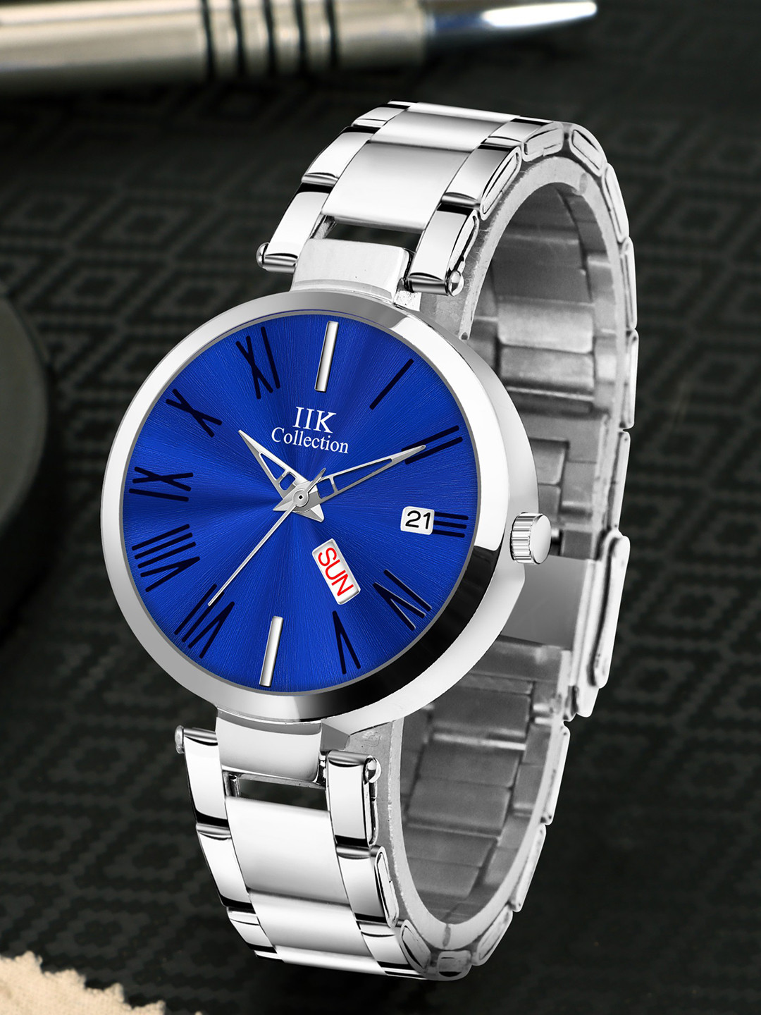 IIK COLLECTION Women Round Dial Bracelet Style Straps Analogue Watch IIK-2059W1-DND