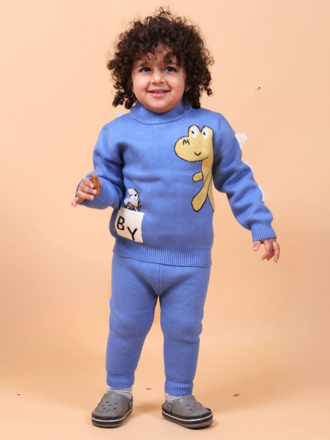 MAMA AND PEACHES Unisex Kids Printed Night suit