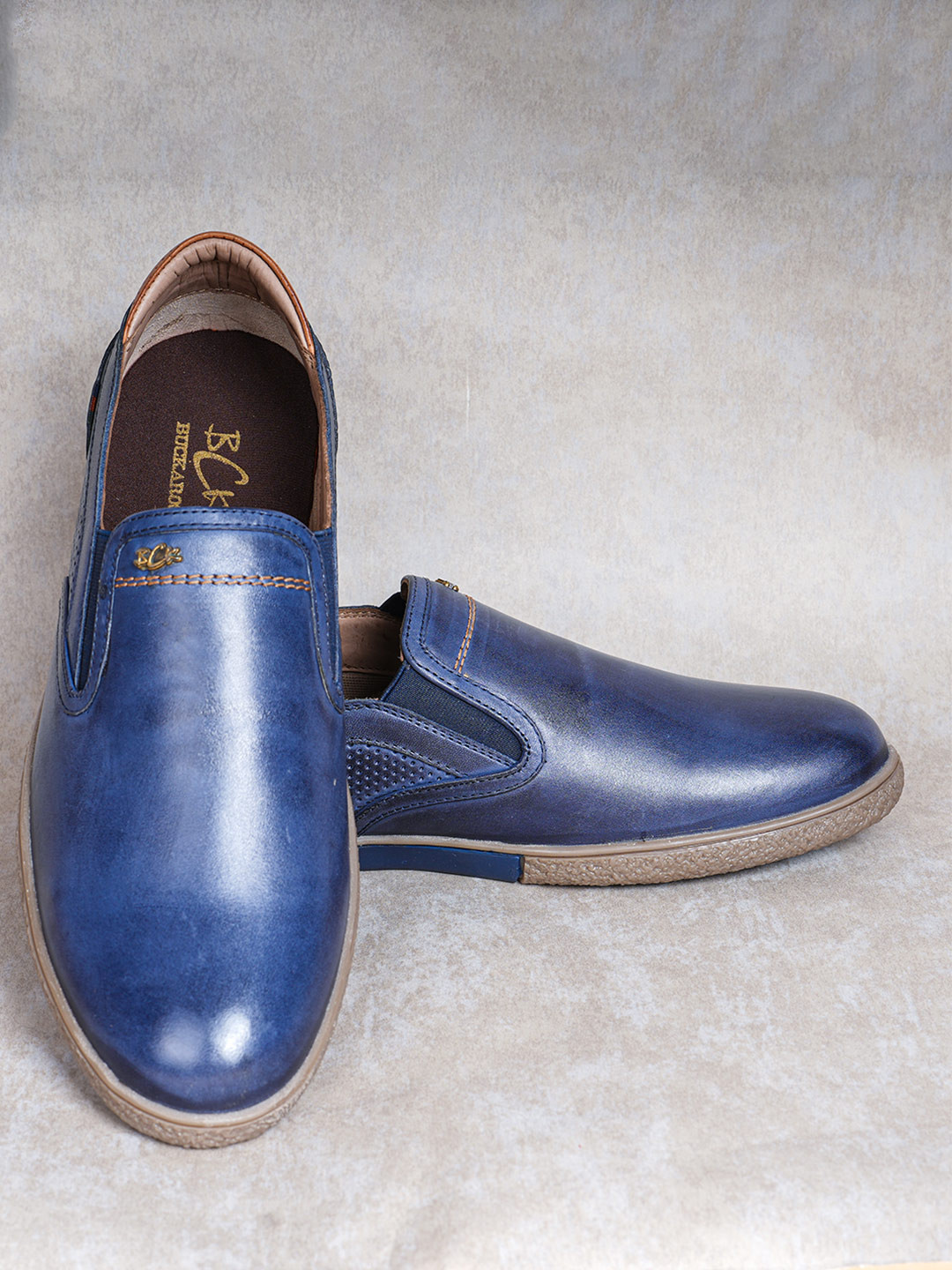 Buckaroo Men Solid Leather Casual Shoes