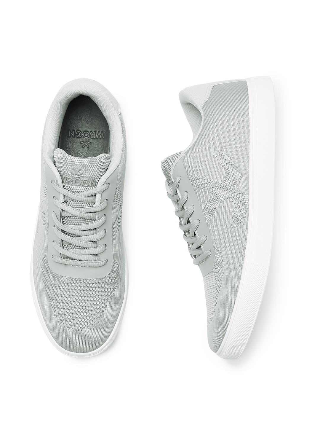 WROGN Men Grey Sneakers - Casual Shoes 