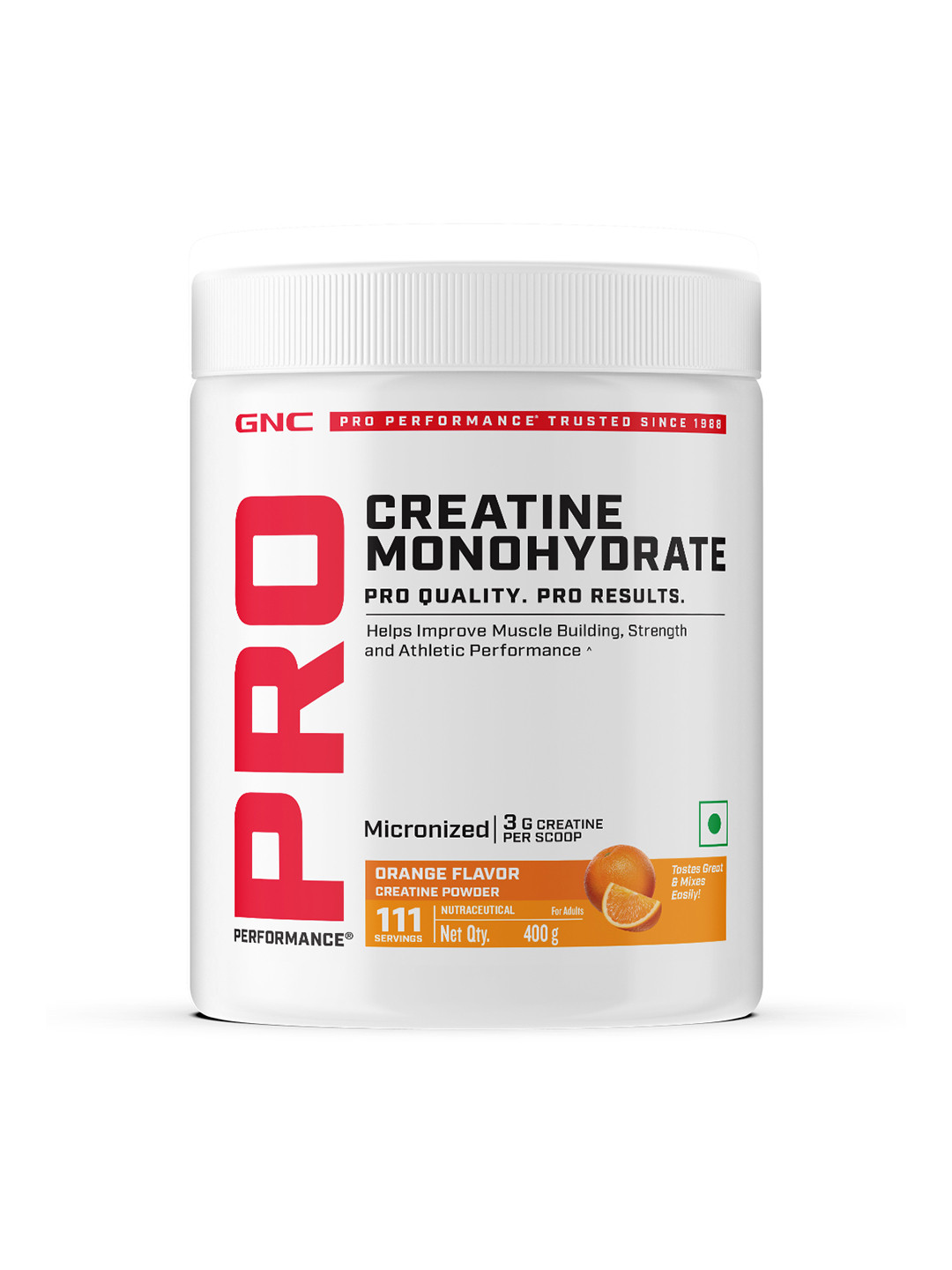 GNC Pure Micronized Creatine Monohydrate Blueberry 400 gm