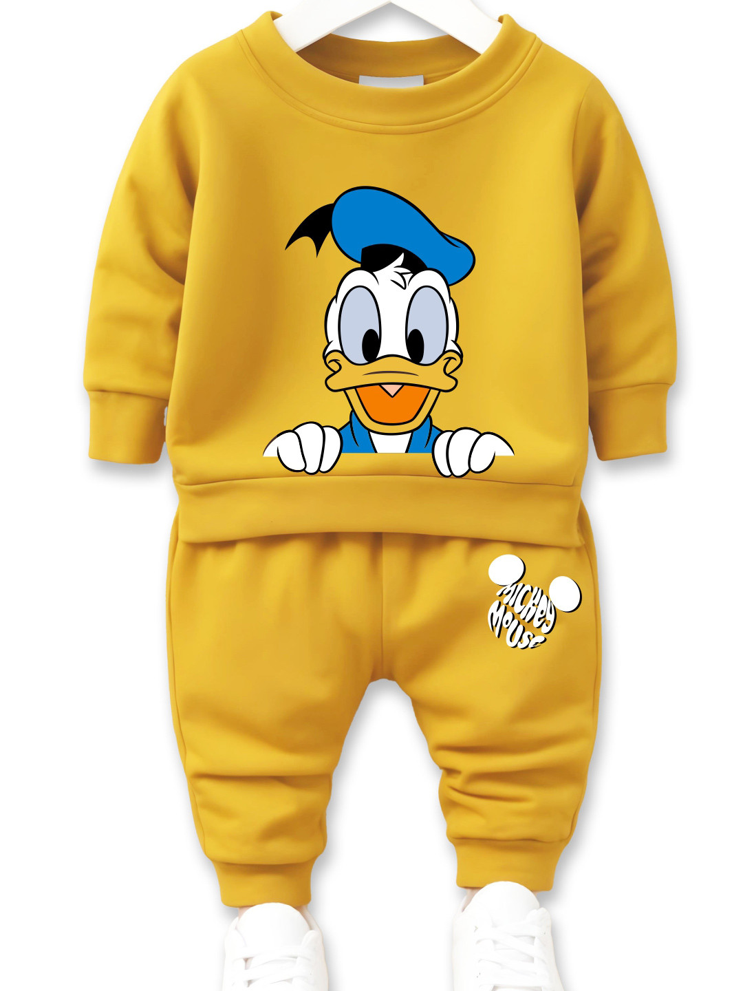 x2o Infants Kids Mickey Mouse & Donald Duck Printed Sweatshirt With Joggers