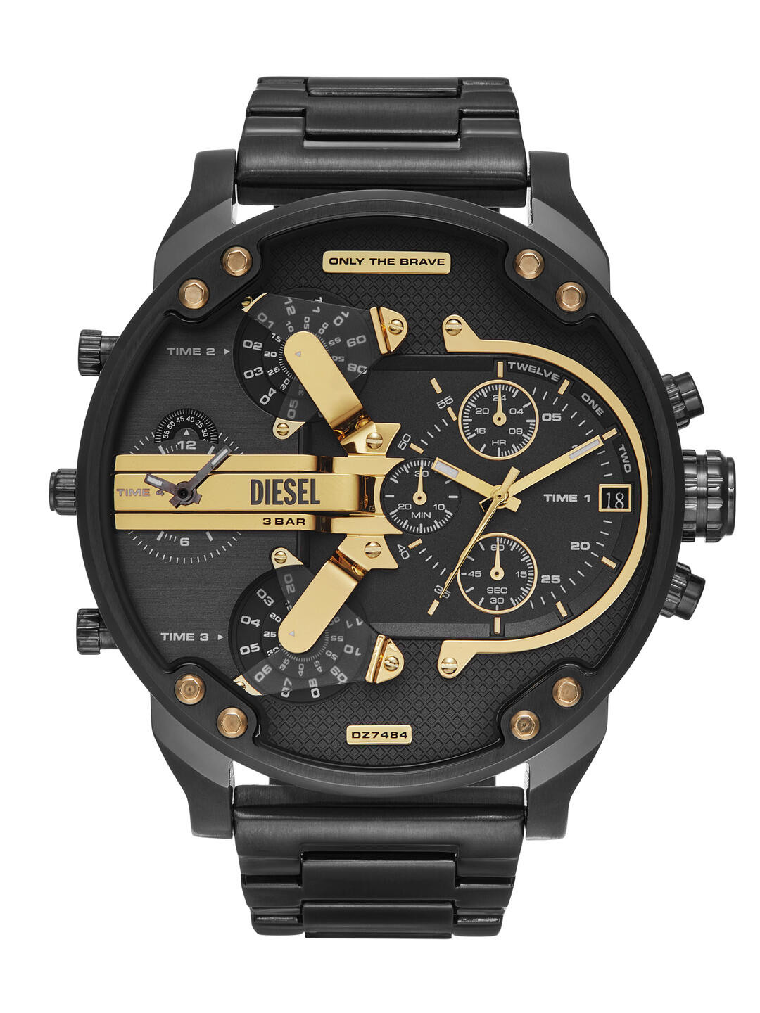 DIESEL Men Mr. Daddy Bracelet Style Analogue Chronograph Watch DZ7484