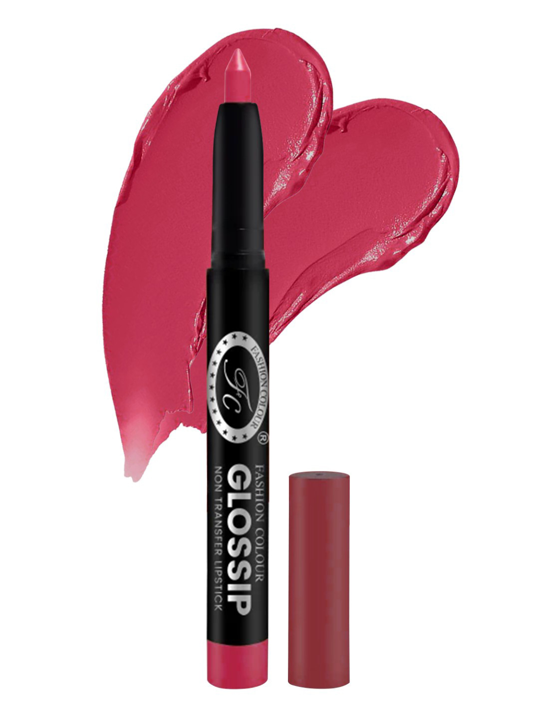 Fashion Colour Glossip Non Transfer Matte Lip Crayon - Fuchsia - 805