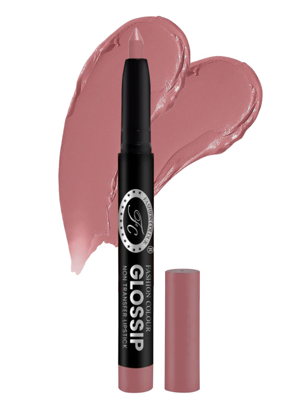 Fashion Colour Glossip Non Transfer Matte Lip Crayon - 3 g - Pink Sugar - 807