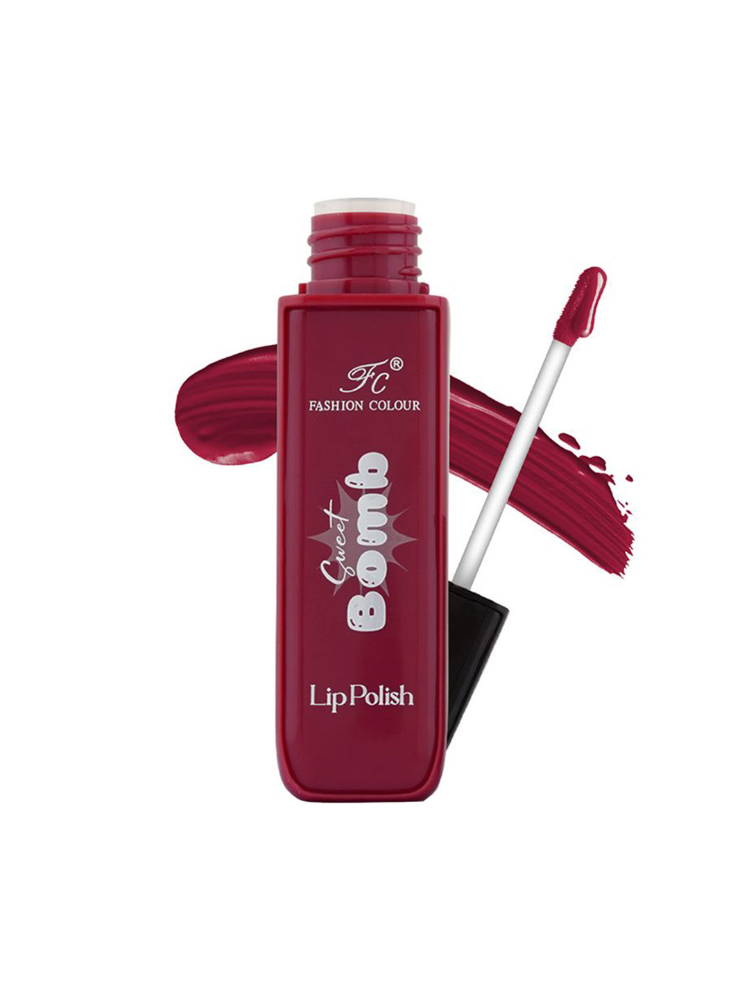 Fashion Colour Sweet Bomb Long Lasting Matte Liquid Lipstick - 4 ml - Deep Plum - 05