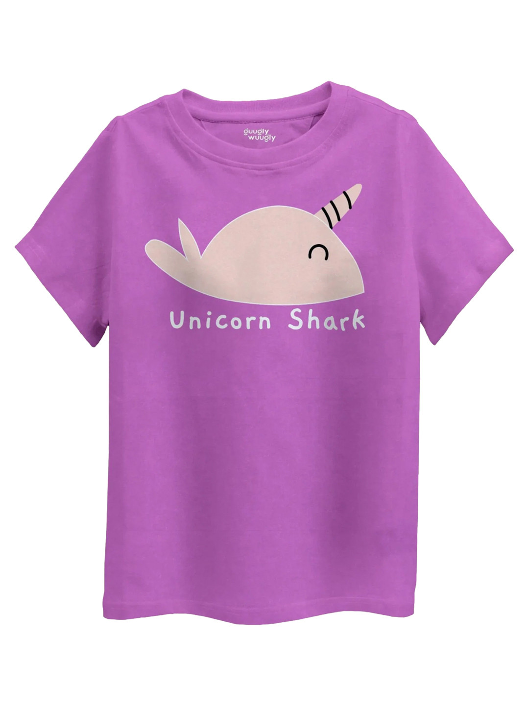 Guugly Wuugly Super Soft Combed Compact Cotton Unicorn Shark T-shirt