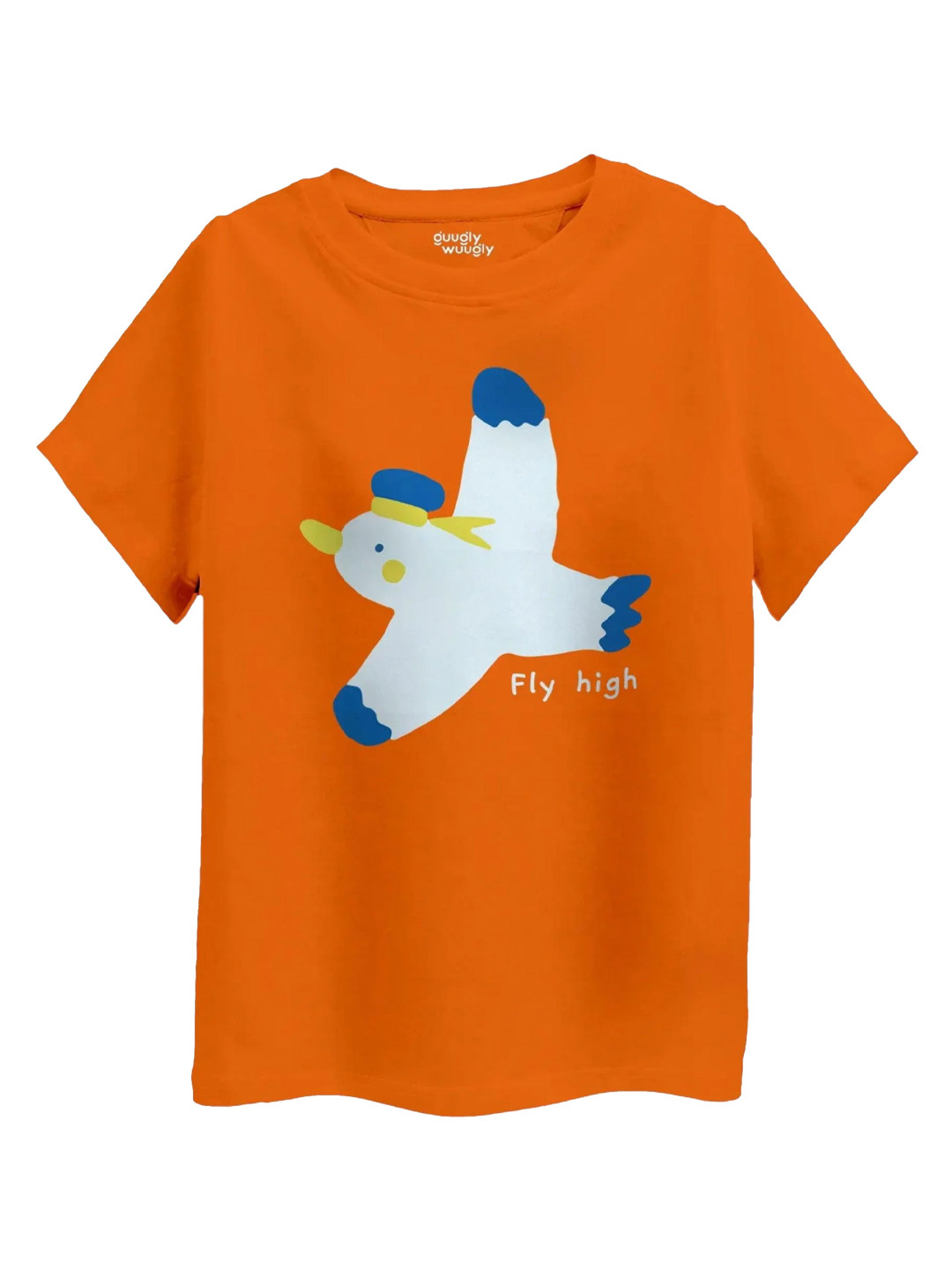 Guugly Wuugly Super Soft Combed Compact Cotton Fly High T-shirt