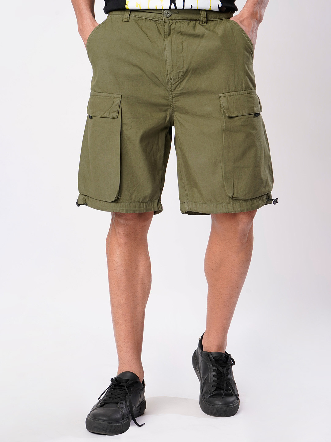 Bene Kleed Men Relax Fit Cotton Cargo Shorts