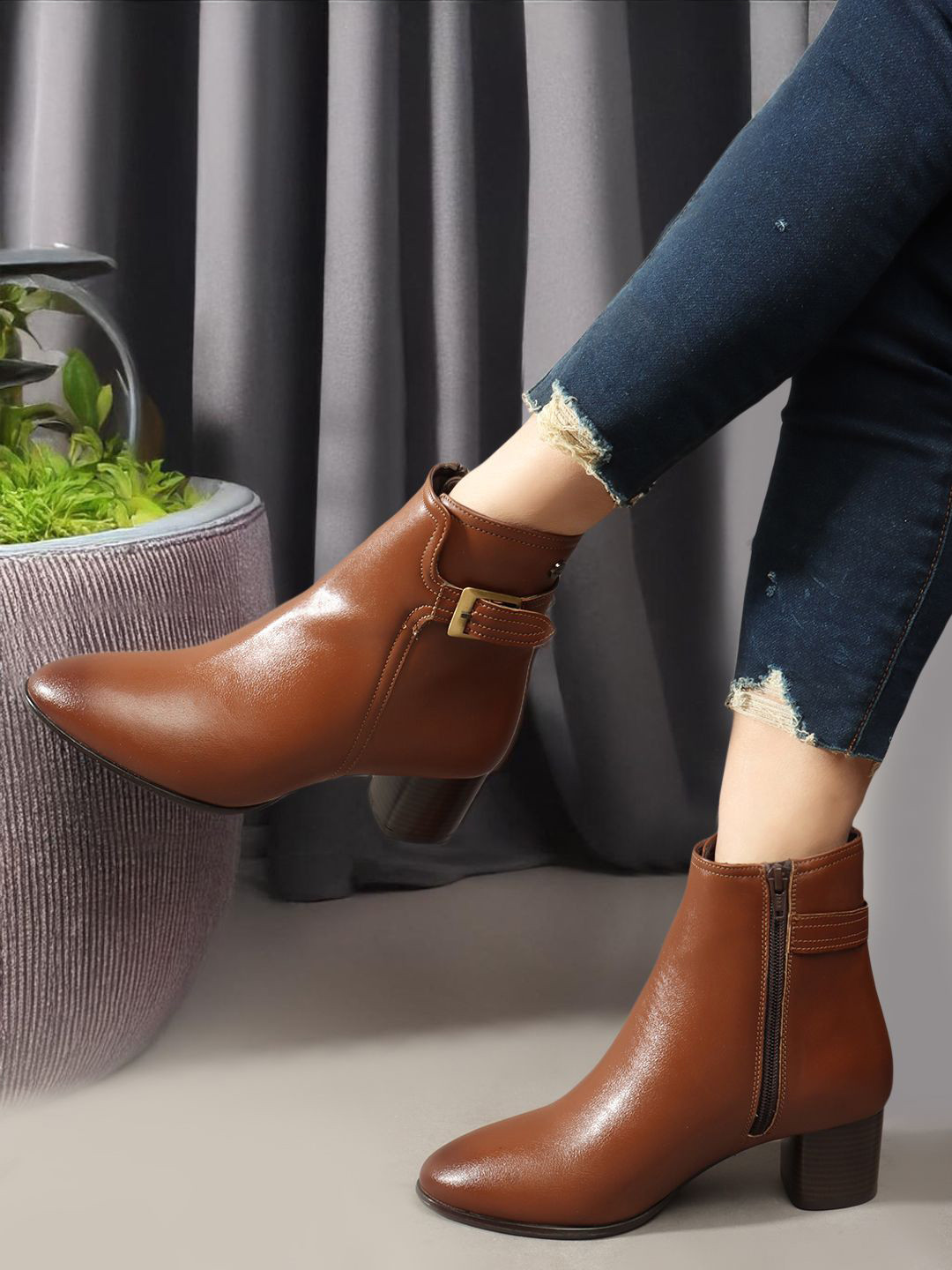 Carlton London Women Monk Straps Boots