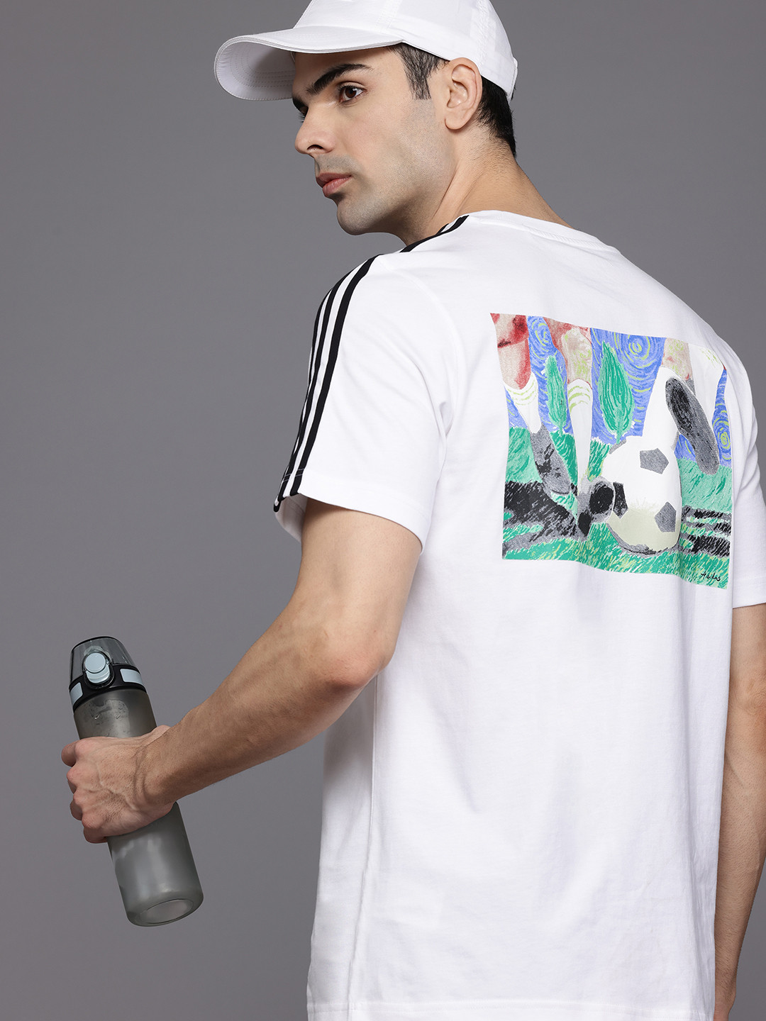 ADIDAS Graphic Printed Regular-Fit T-shirt