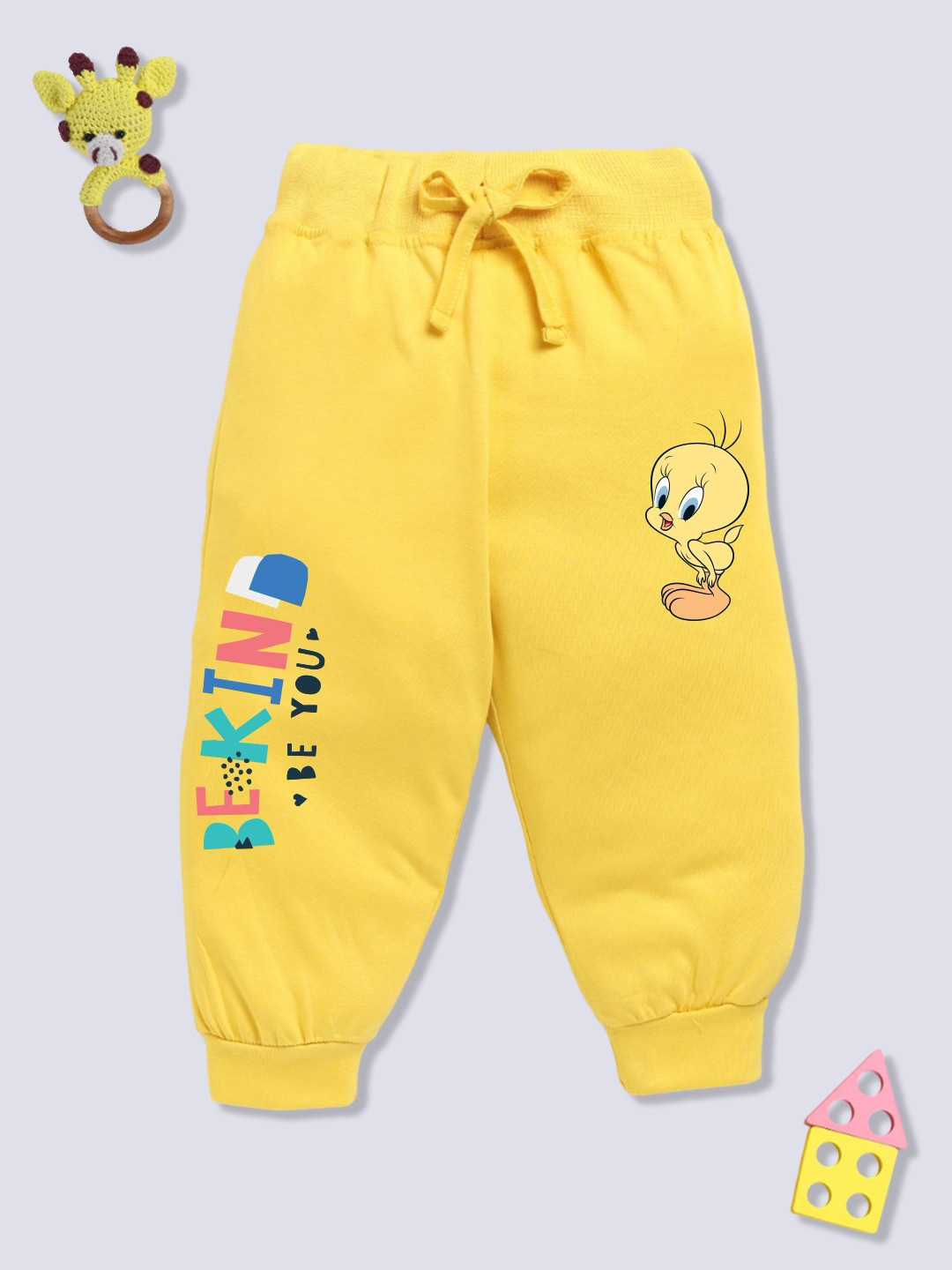 YK X Minute Mirth Infant Girls Pure Cotton Printed Jogger