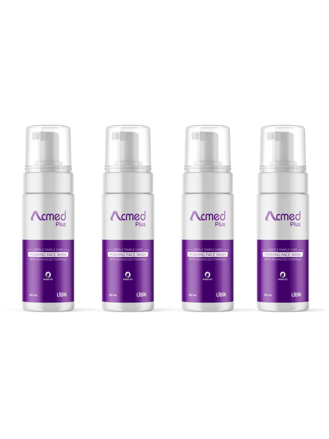 Acmed Set Of 4 Plus Foaming Face Wash - 150 ml