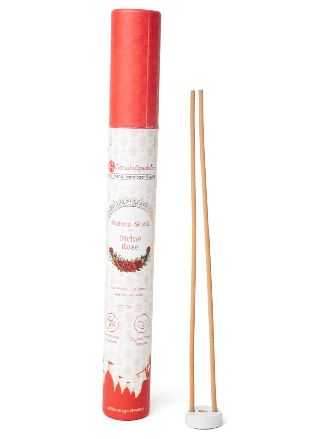 GaneshaSpeaks Blue Rose Wooden Incense Sticks