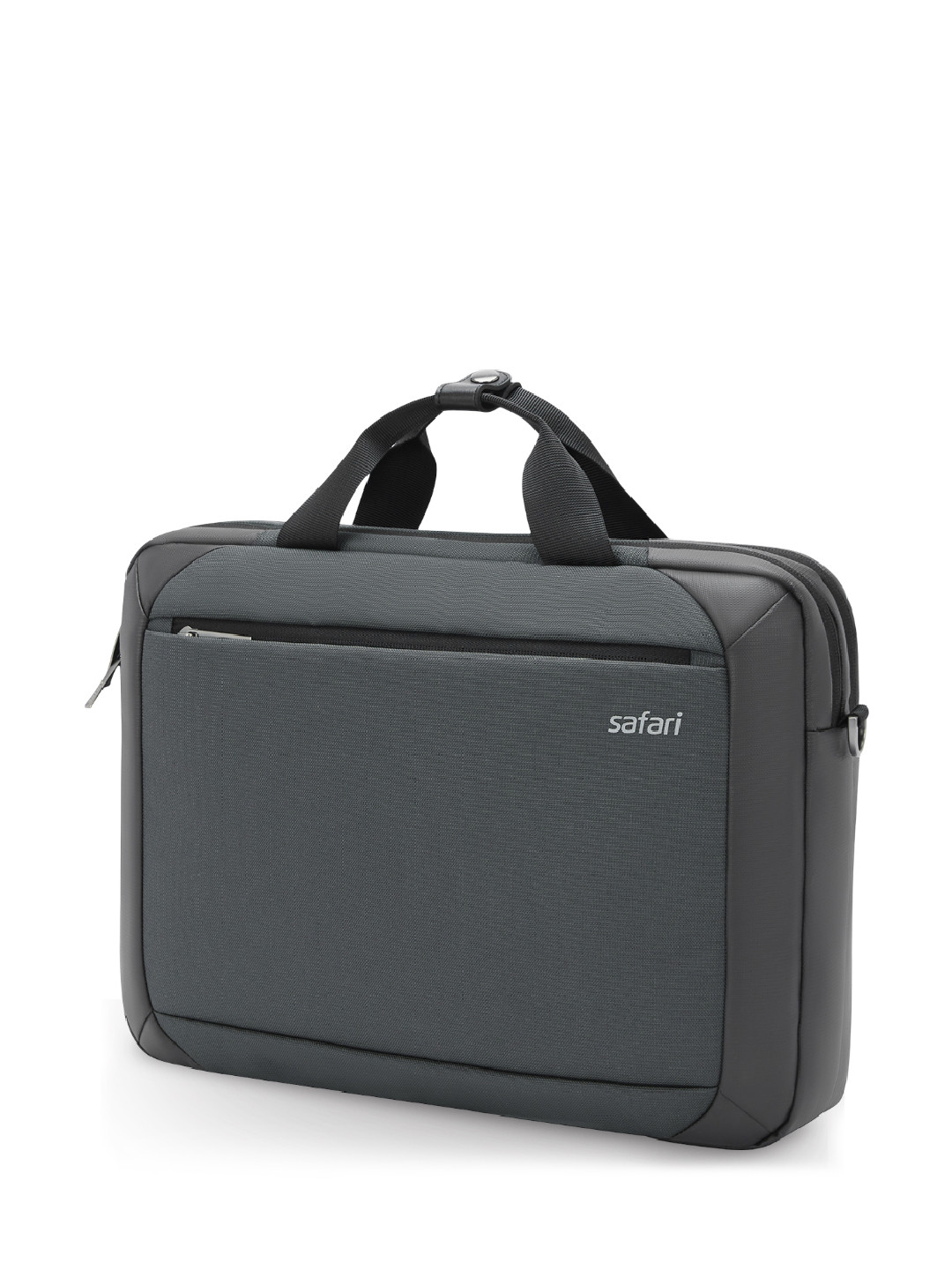 Safari Select Regal Grey with Adjustable and Detachable Straps Laptop Messenger Bag