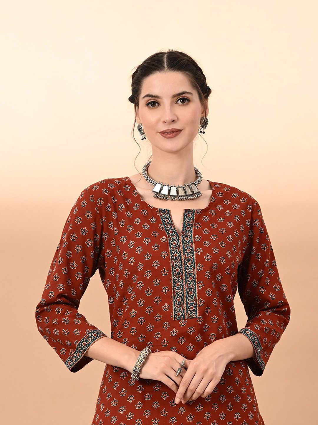 KEOSA Women Floral Printed Kurta