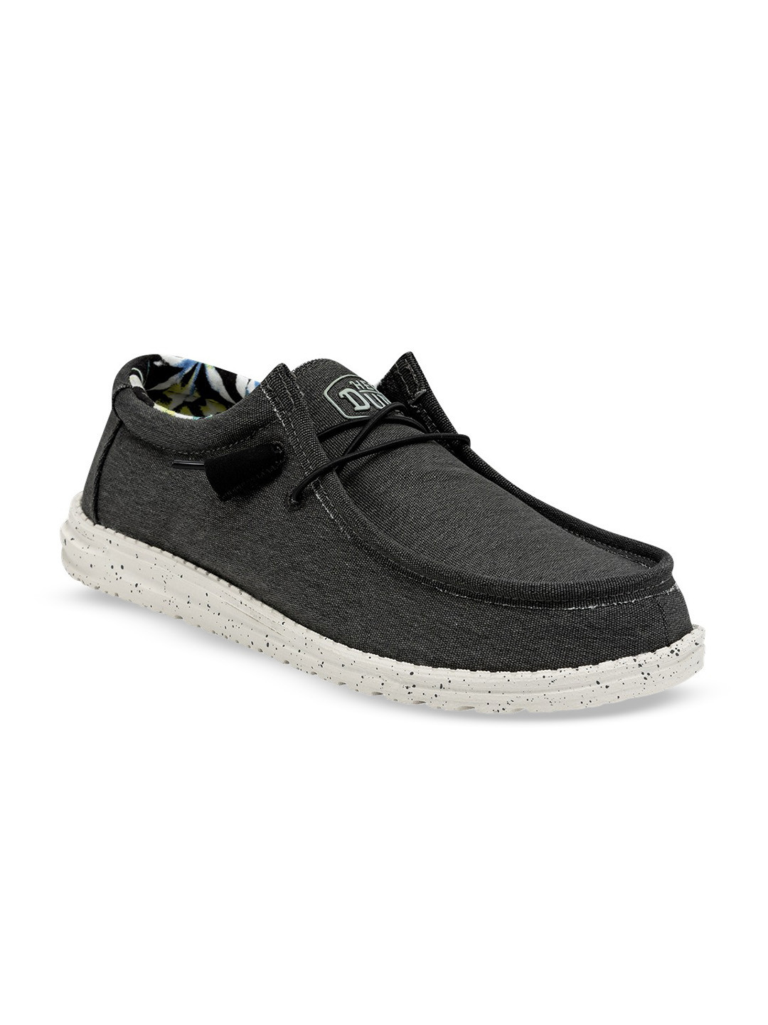 HEYDUDE Men Wally Stretch Canvas Slip-on Stretch-Lace Loafers