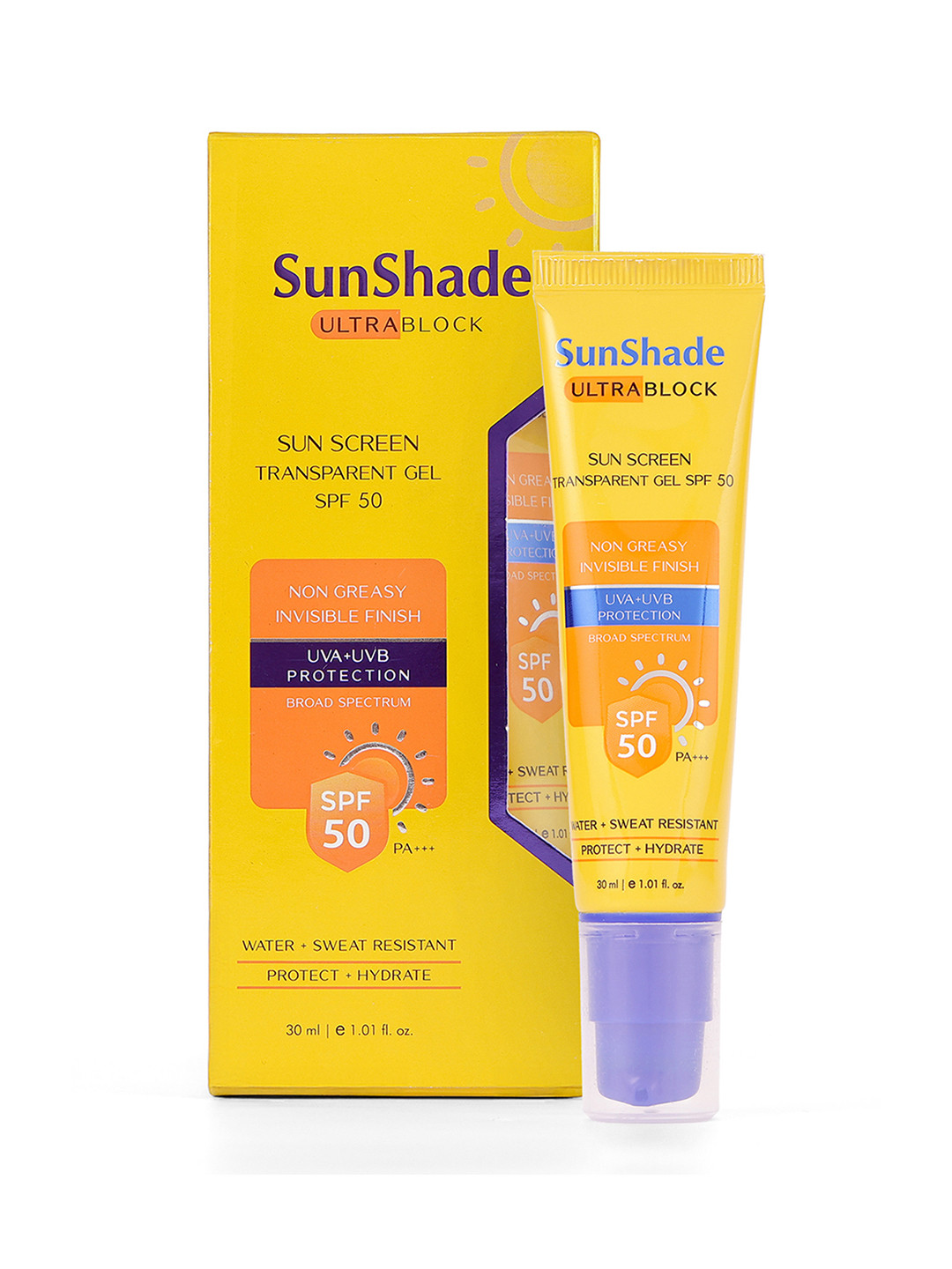 Leeford Sunshade Ultra Matte Sunscreen Gel for Face & Body With SPF-50 UVA + UVB - 30ml