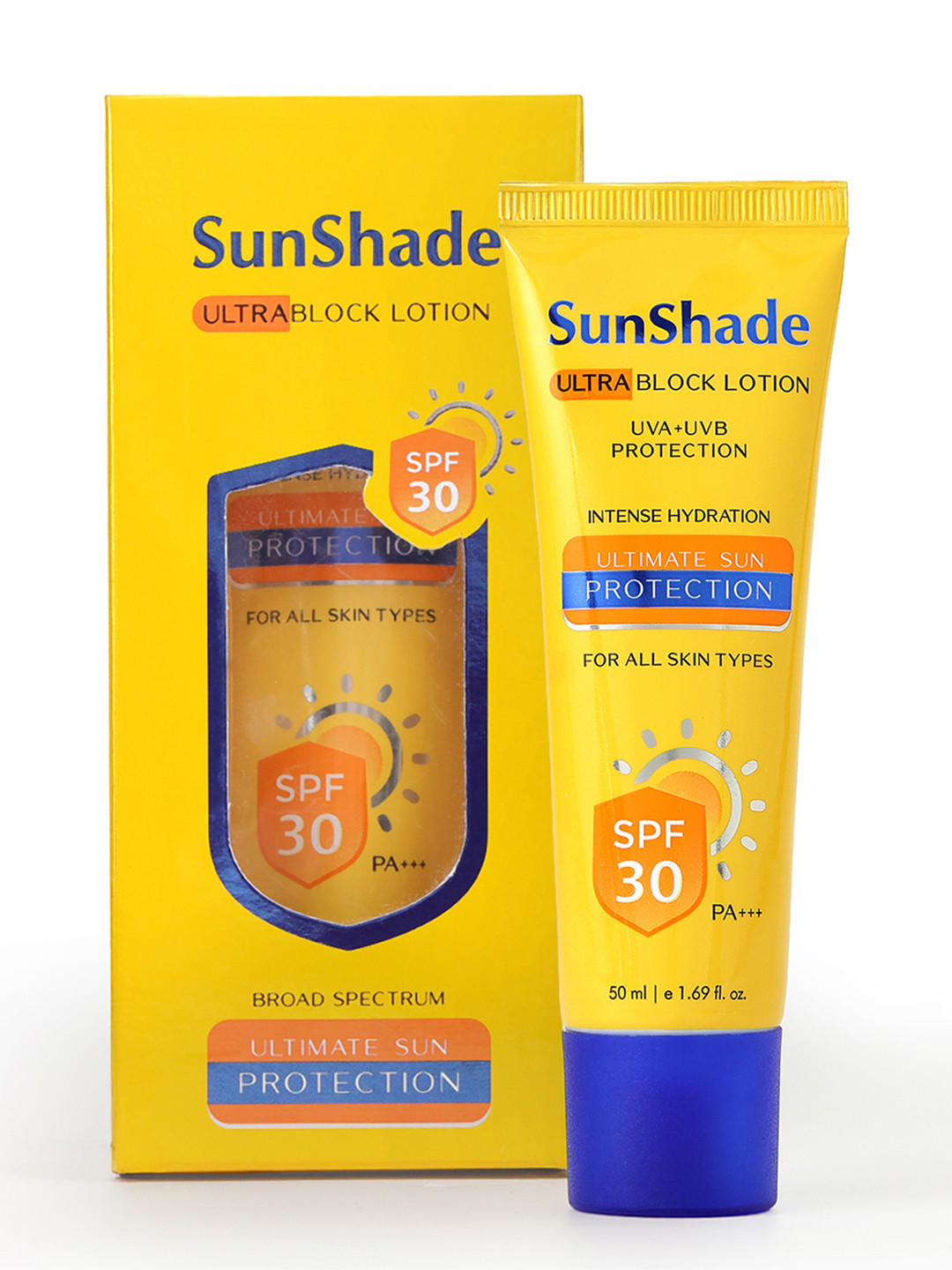 Leeford Sun Shade SPF 30 PA++ Ultra Block Sunscreen for Face Lotion- 50 ml