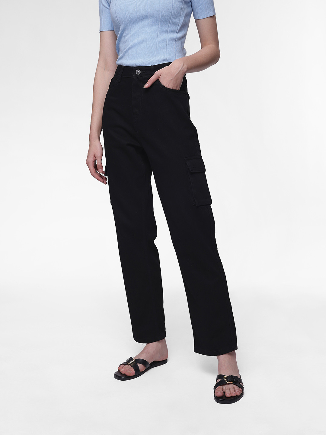 French Connection Women Cargo Style Jeans