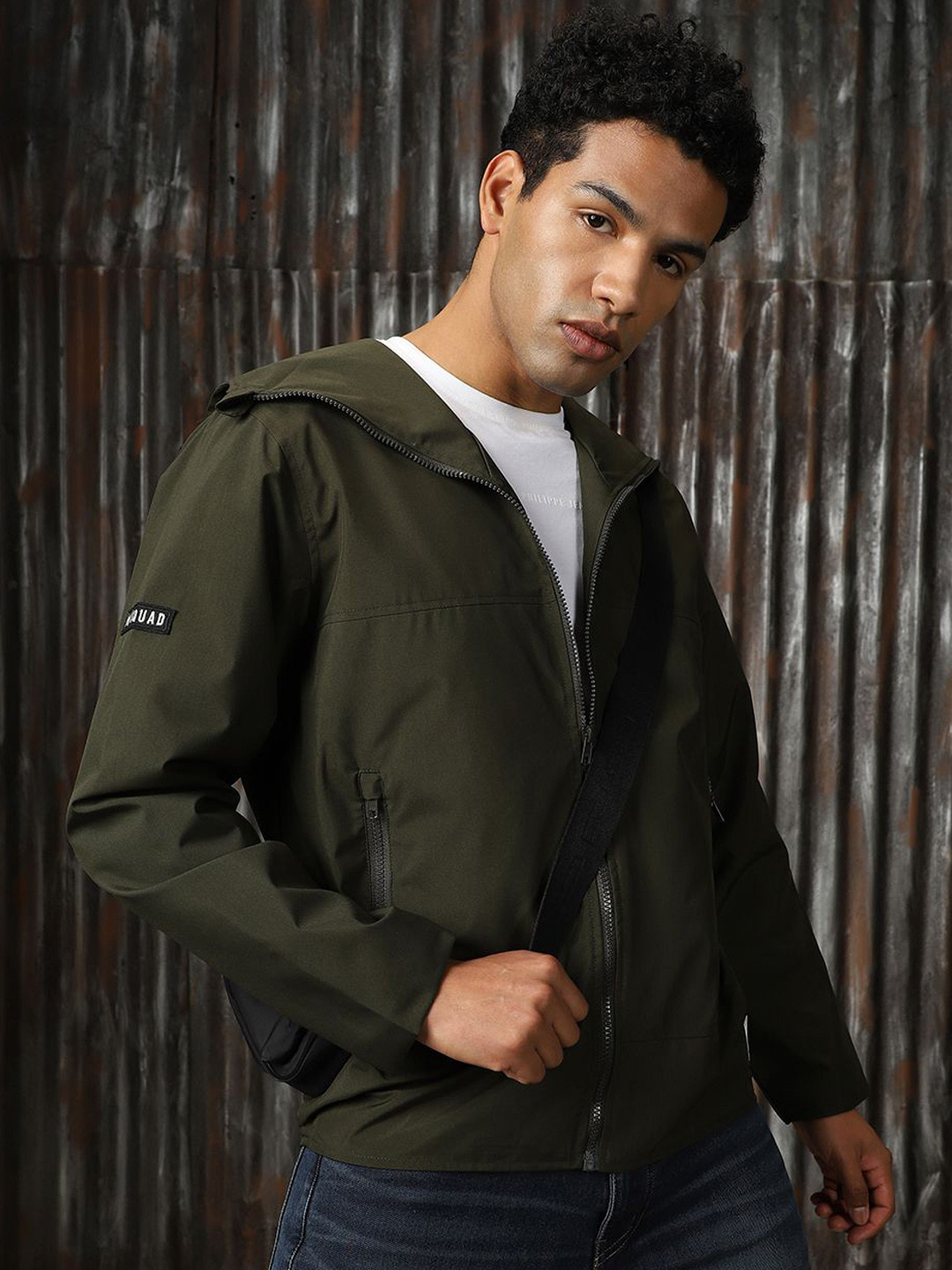 High Star Men Windcheater Light Winters Hooded Tailored Jacket