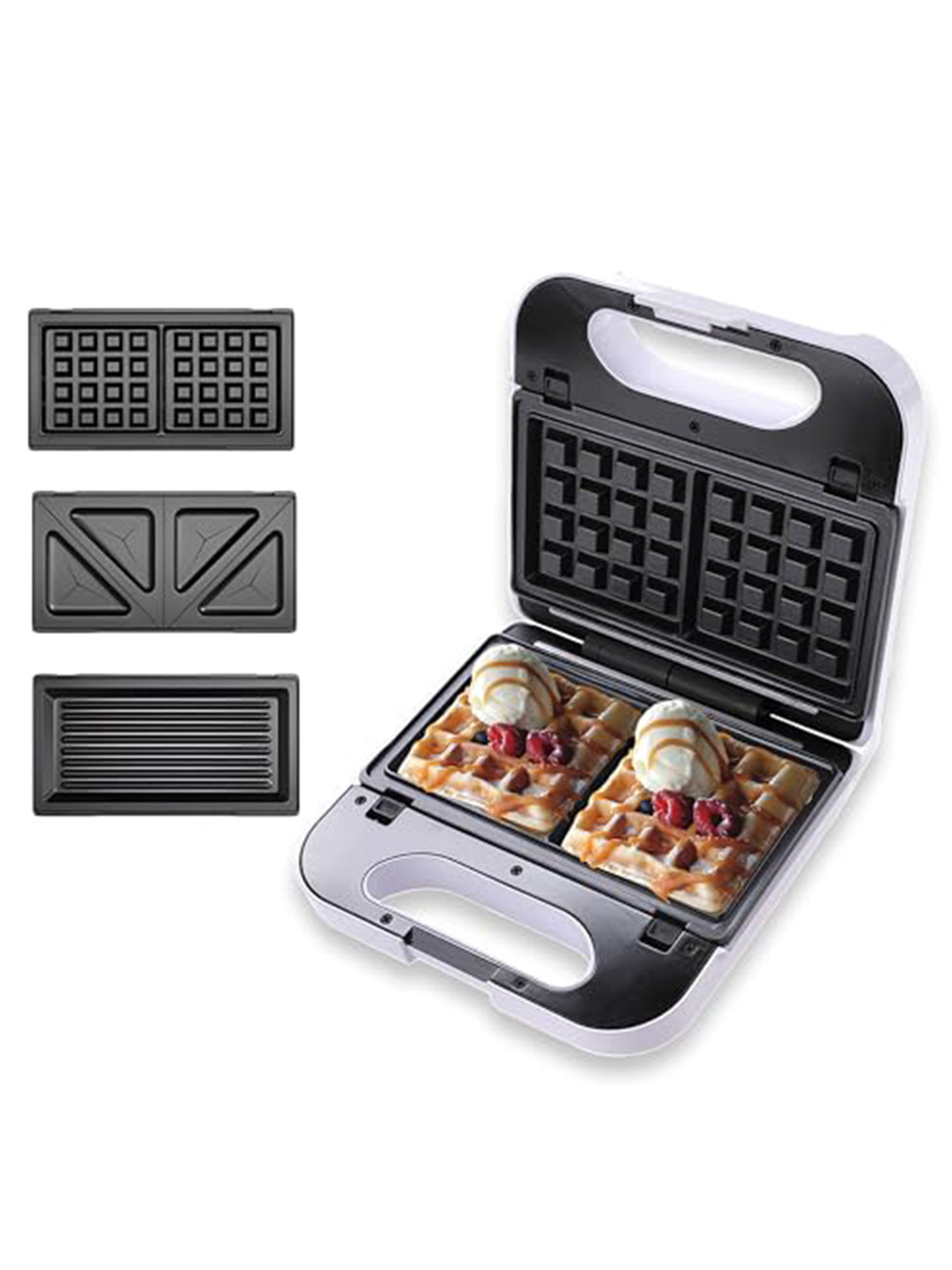 The Better Home Fumato White Aluminium 2 Slices Nonstick Sandwich Maker