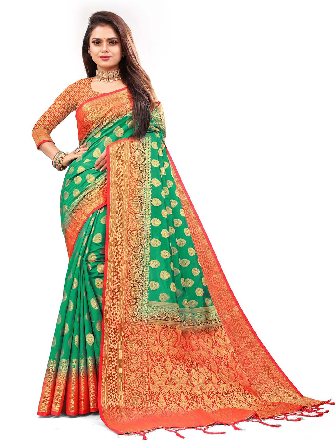 ANISSA SAREE Woven Design Zari Designer Paithani Saree