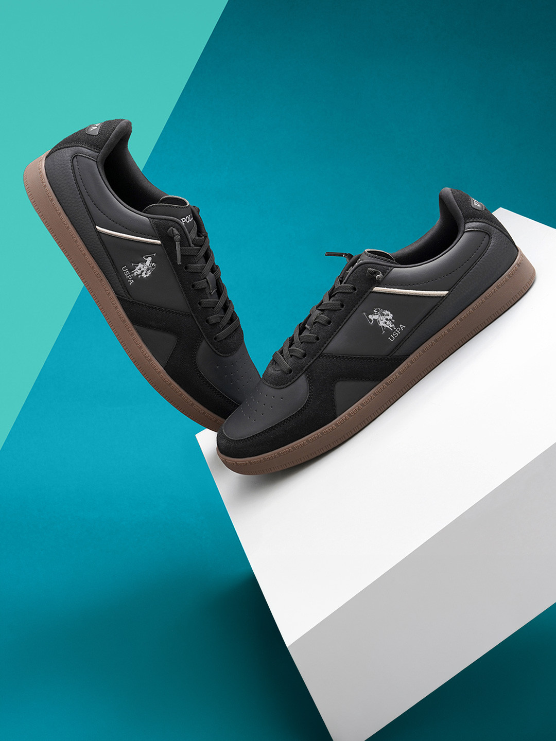 U.S. Polo Assn. JORGE Men Retro Soccer Sneakers