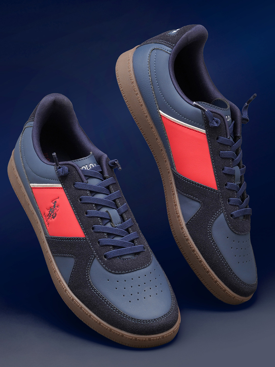 U.S. Polo Assn. JORGE Men Retro Soccer Sneakers