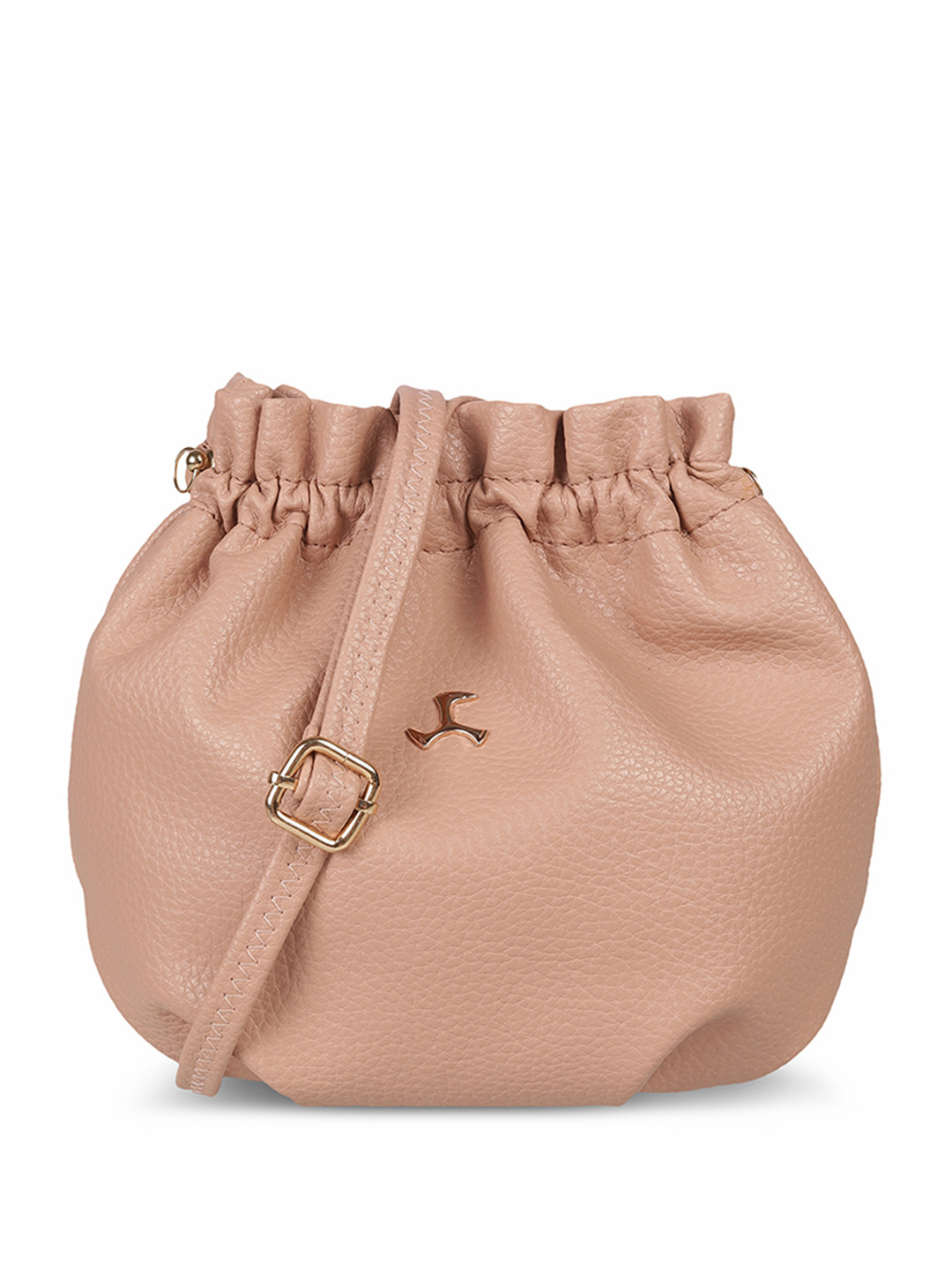 Mochi Women Small Bucket Detachable Sling Strap Sling Bag