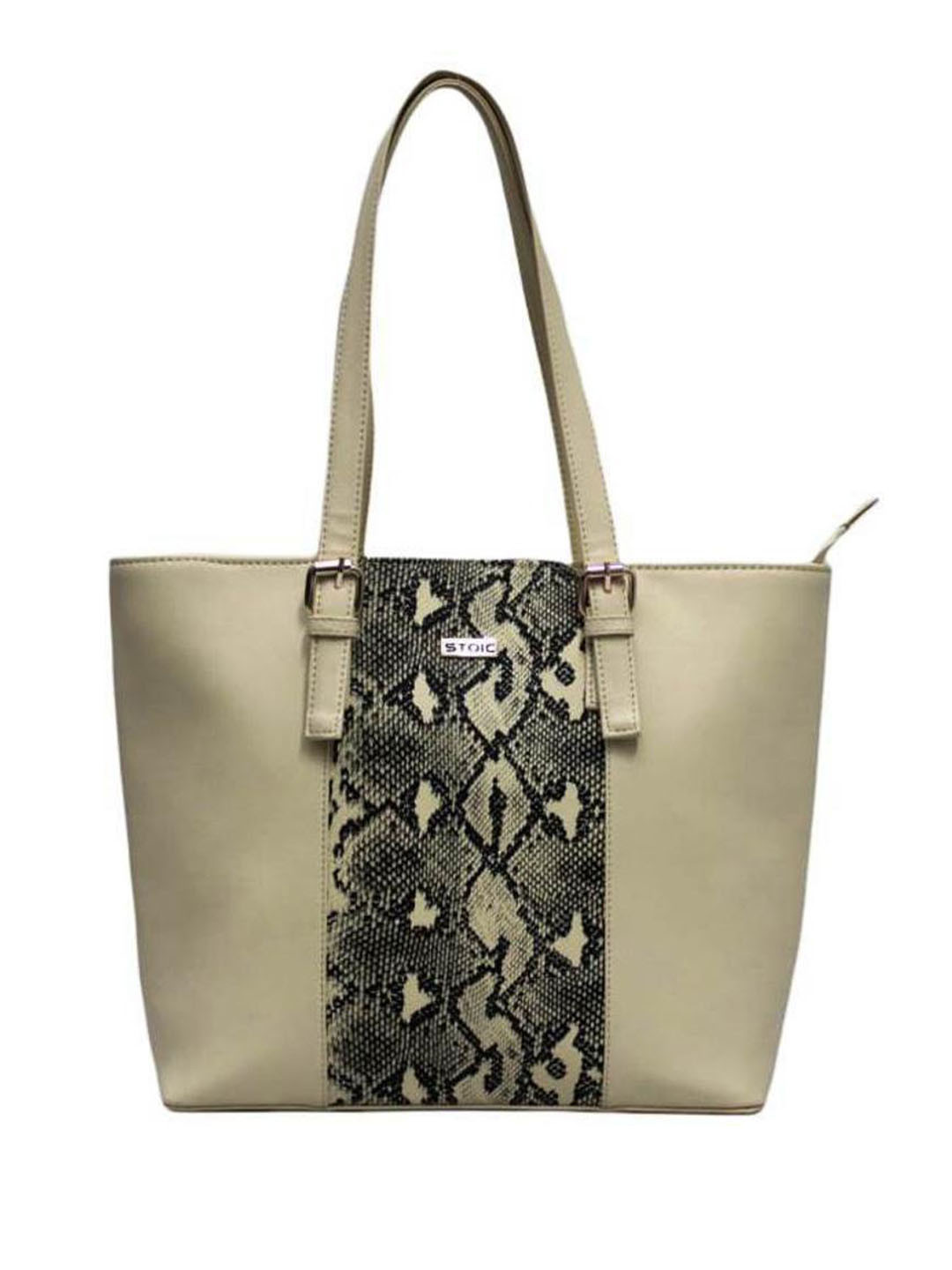 STOIC Women Textured Structured Shoulder Bag