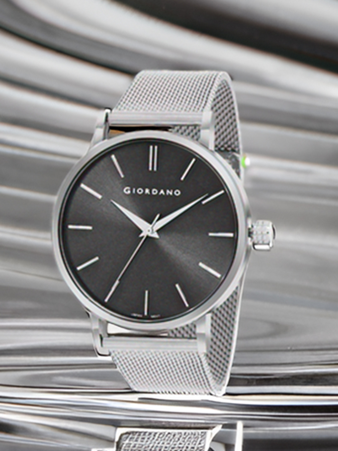 Giordano Men Dial & Bracelet Style Straps Analogue Quartz Movement Watch Gz-50108-22