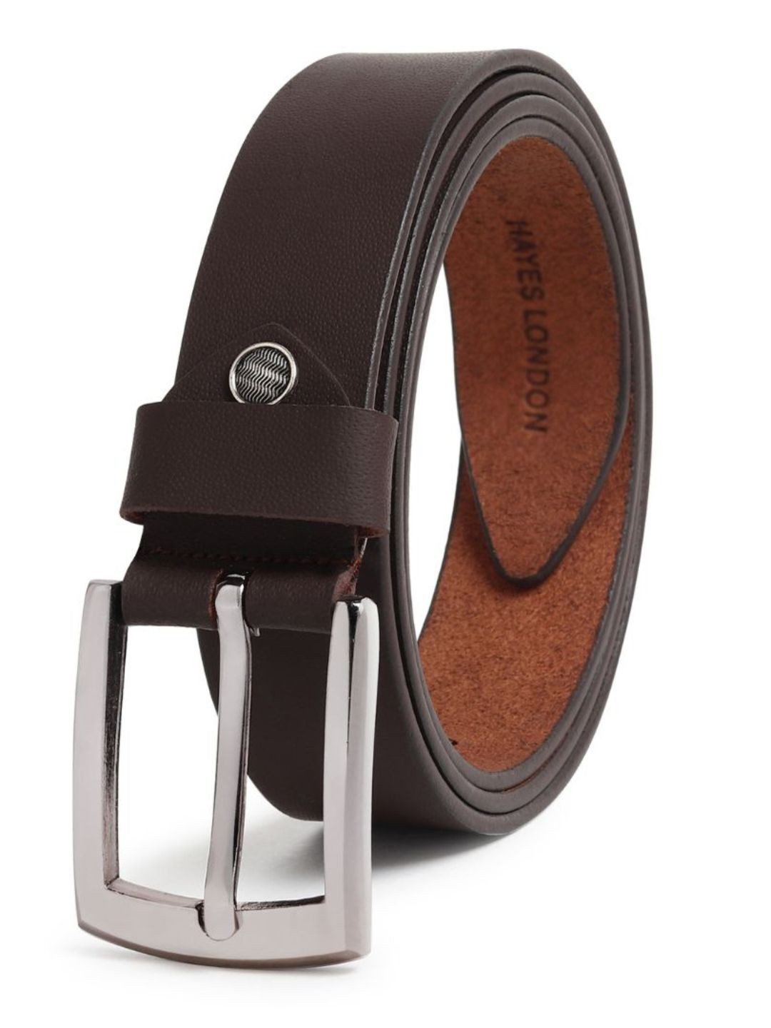 Hayes London Men Leather Belt Premium Genuine Durable Formal Belts Mid