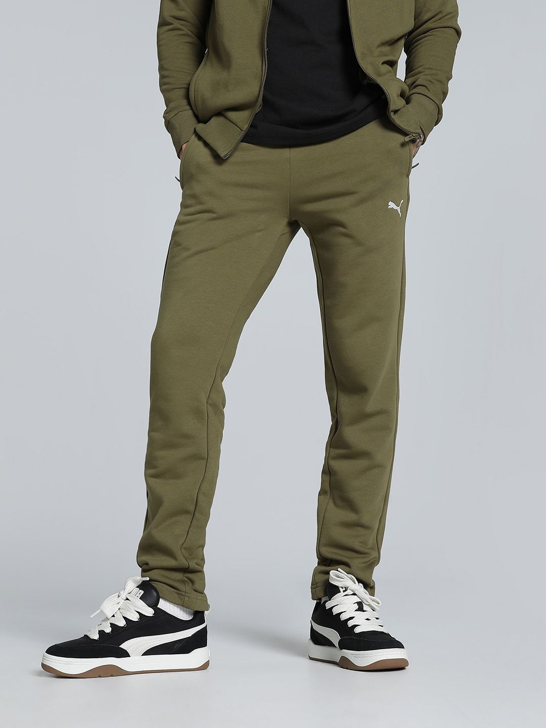 Puma Men Cotton Slim-Fit Track Pant