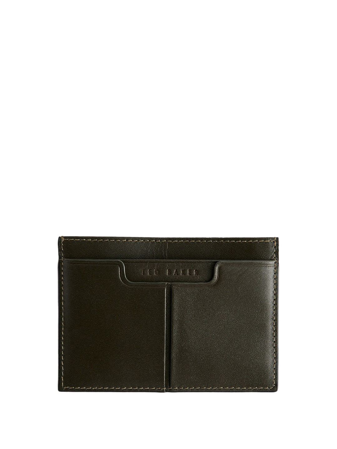Ted Baker Men Self Design Geometric Leather Card Holder