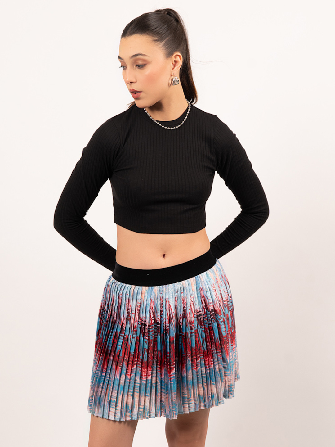 Strong And Brave Top & Pleated Skirt Co-Ord
