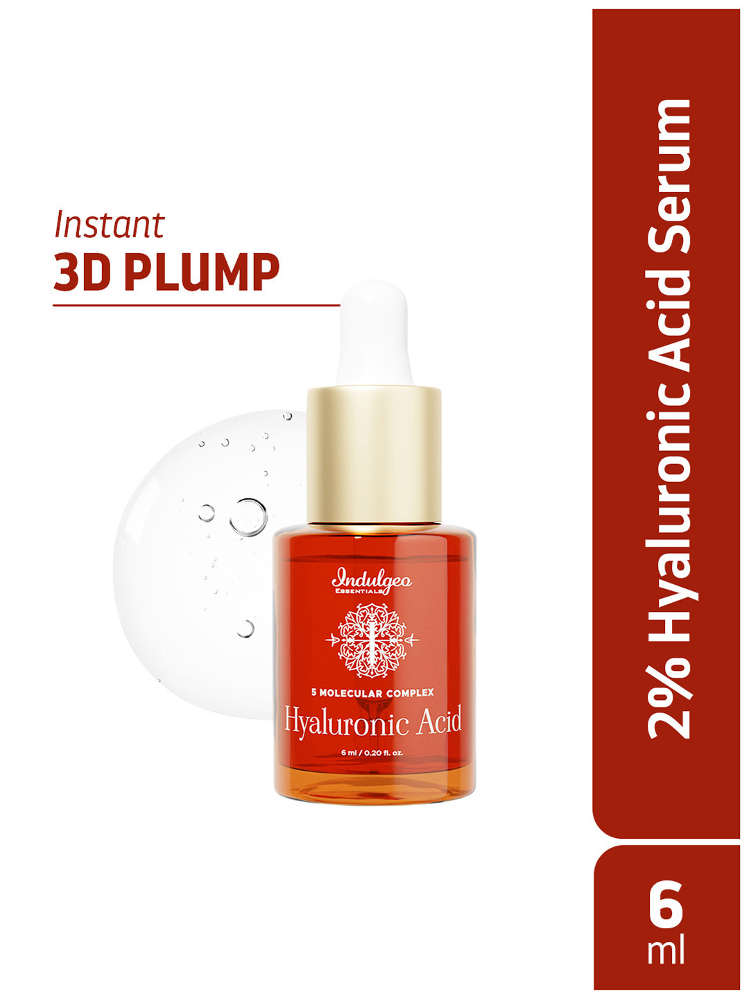 Indulgeo Essentials 5 Molecular Complex Hyaluronic Acid Serum-6 ml