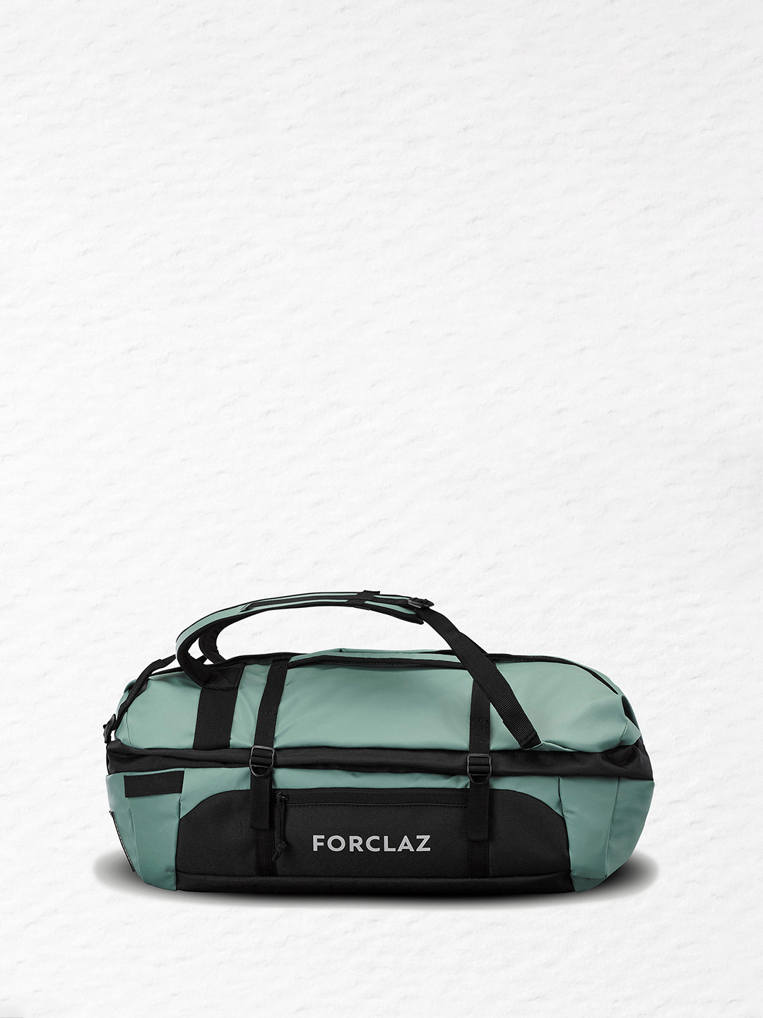 Decathlon FORCLAZ - Unisex Green Expandable 30-40L Duffle Bag