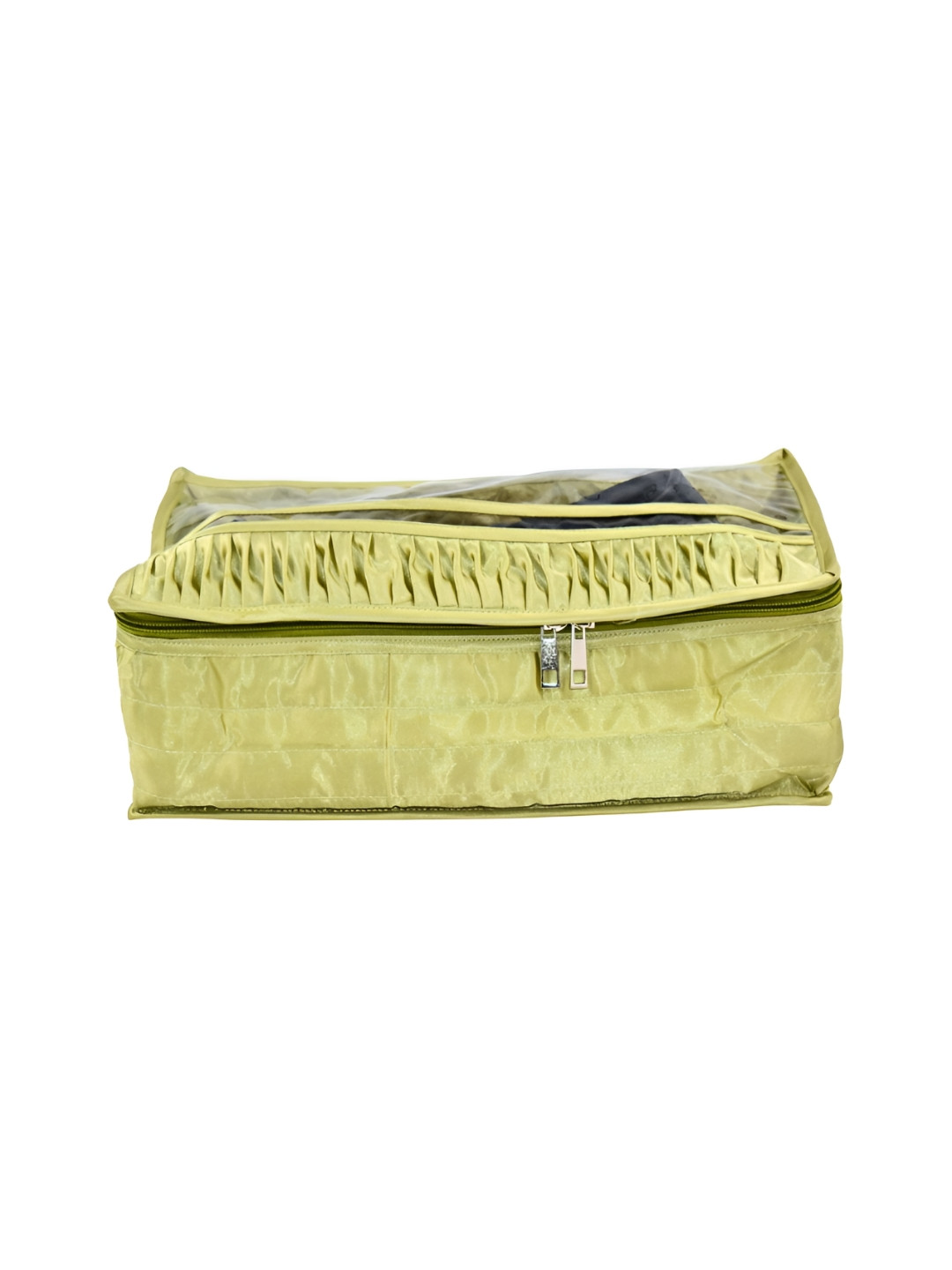 Ajabh Green Water Resistant Satin Shoe Cover Bag Organisers