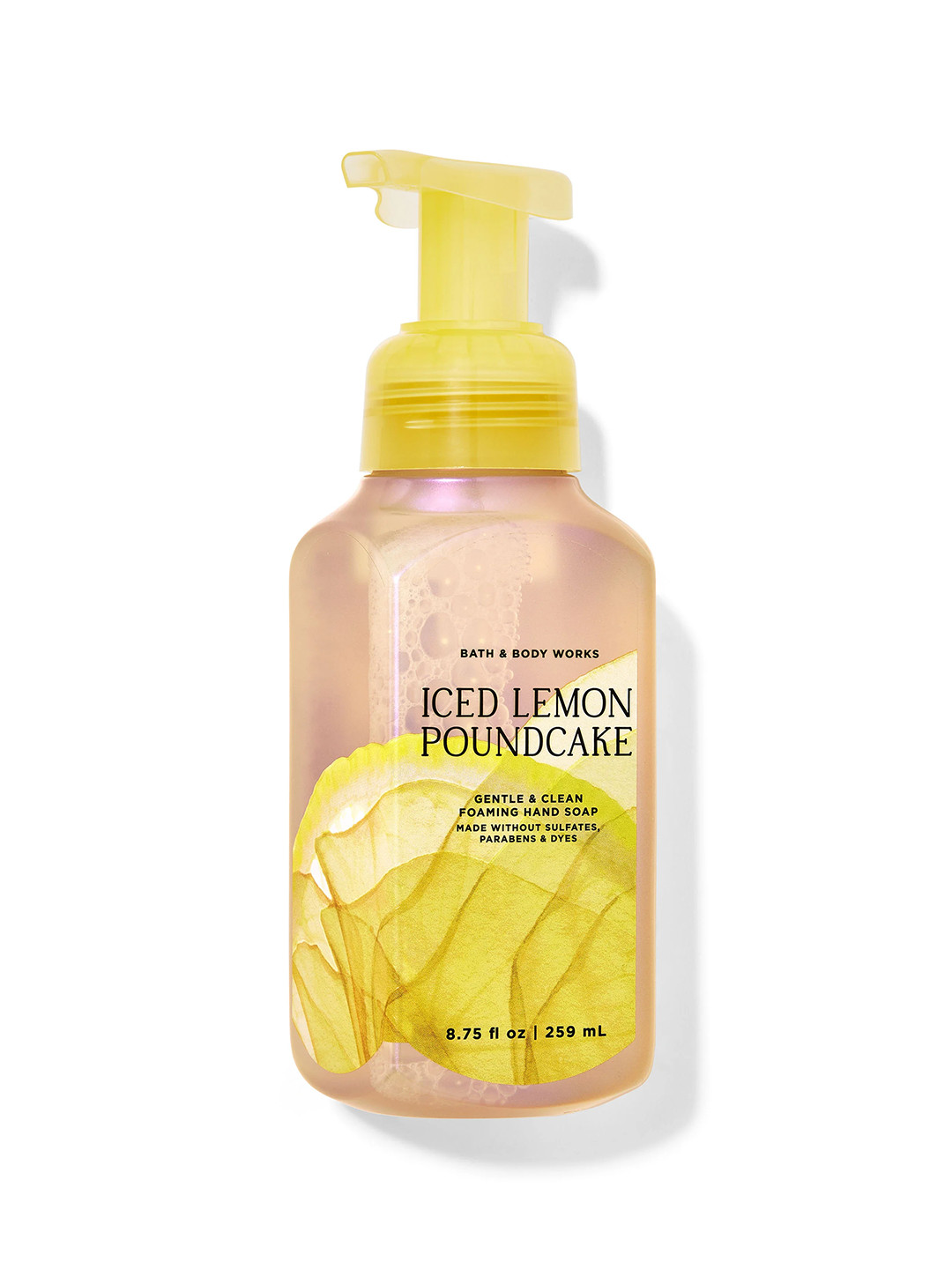 Bath & Body Works Iced Lemon Pound Cake Gentle & Clean Foaming Hand Soap - 259 ml