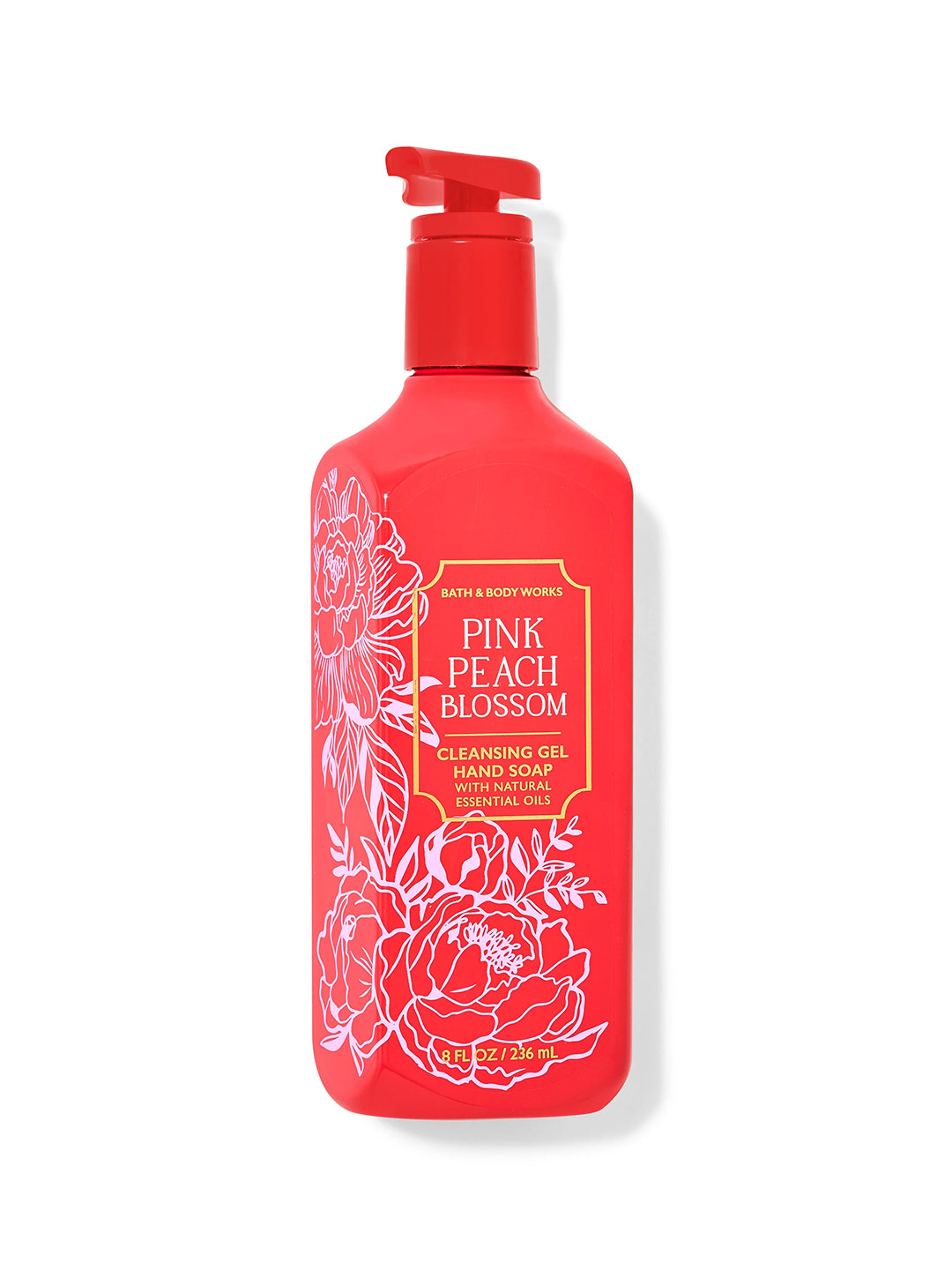 Bath & Body Works Pink Peach Blossom Cleansing Gel Hand Soap - 236ml