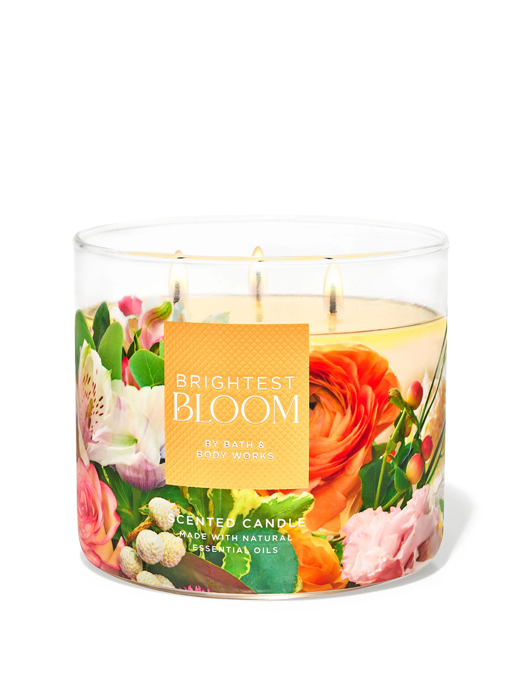 Bath & Body Works Brightest Bloom 3-Wick Scented Candle - 411g