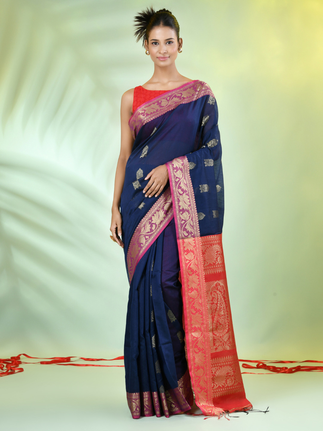 Charukriti Ethnic Motifs Nakshi Zari Saree