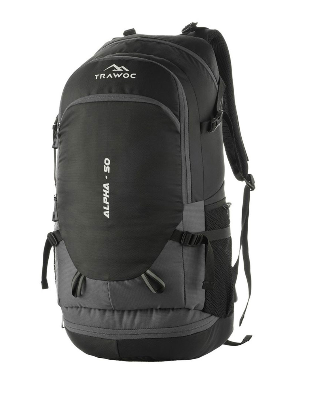 TRAWOC ALPHA Unisex Solid 50L Rucksack For Trekking Camping & Hiking