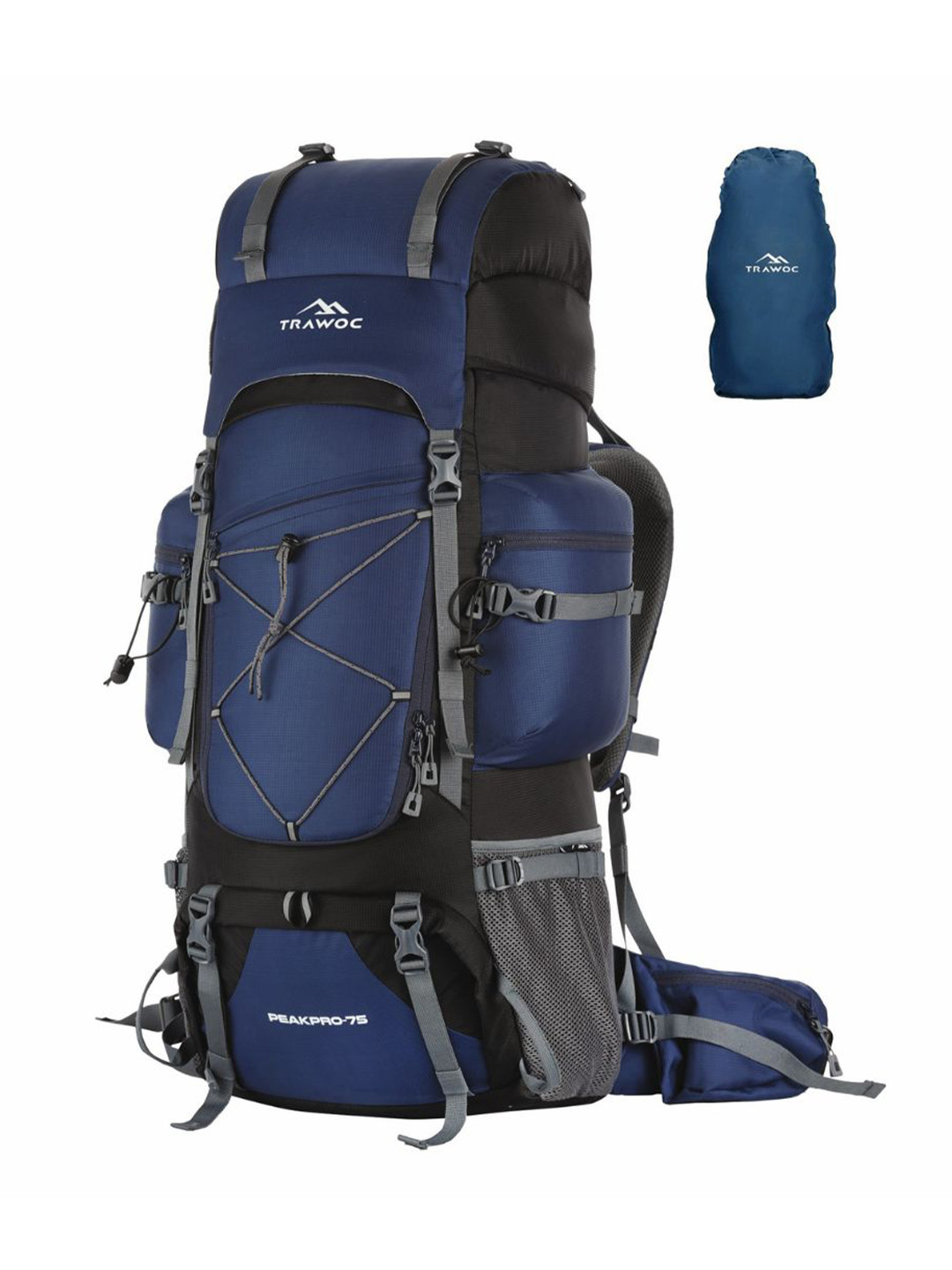TRAWOC PEAKPRO Solid 75L Travel Rucksack With Laptop Shoe Compartment