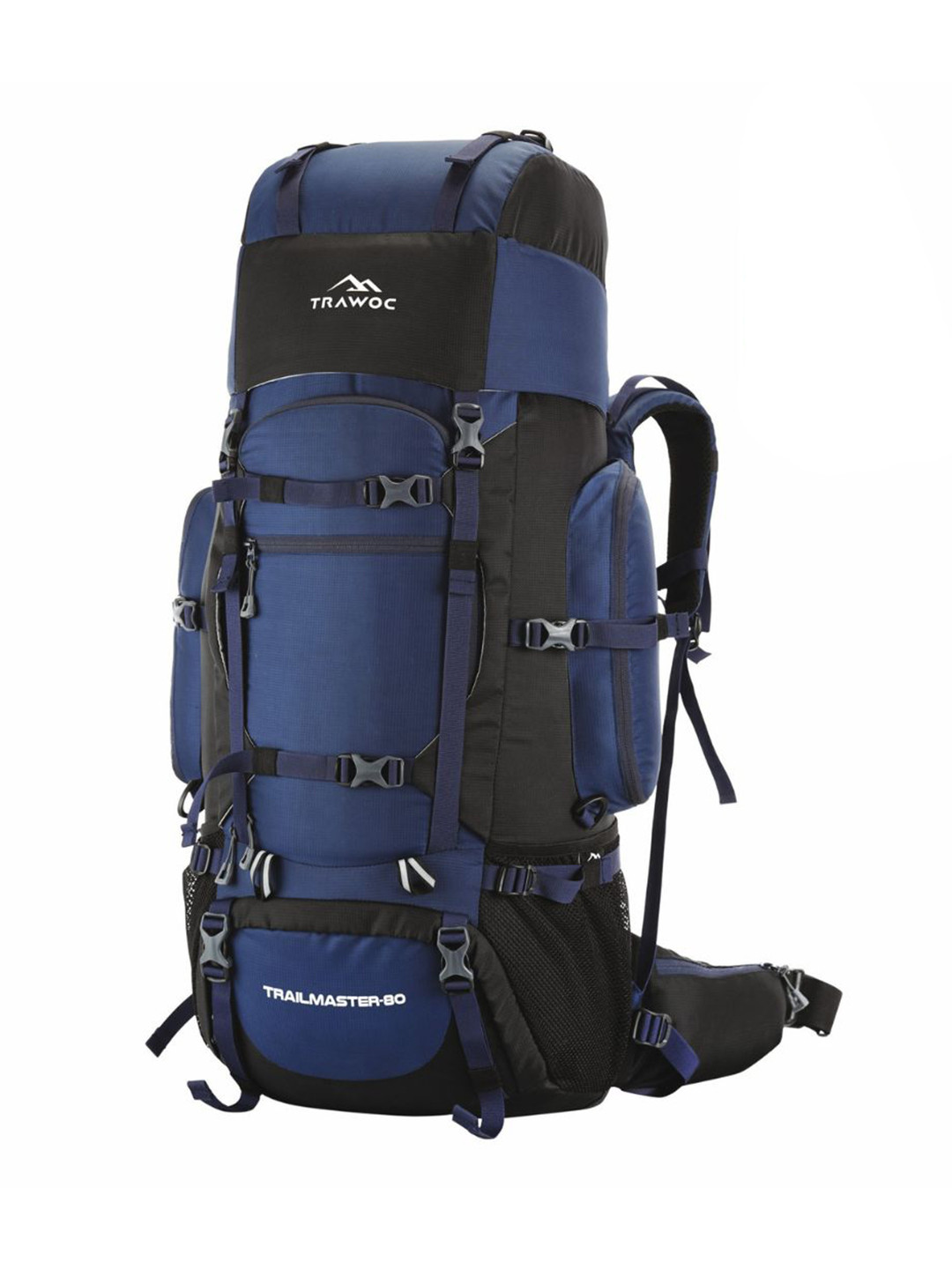 TRAWOC TRAILMASTER 80L Solid Backpack With Shoe Compartment For Hiking  Camping Rucksack
