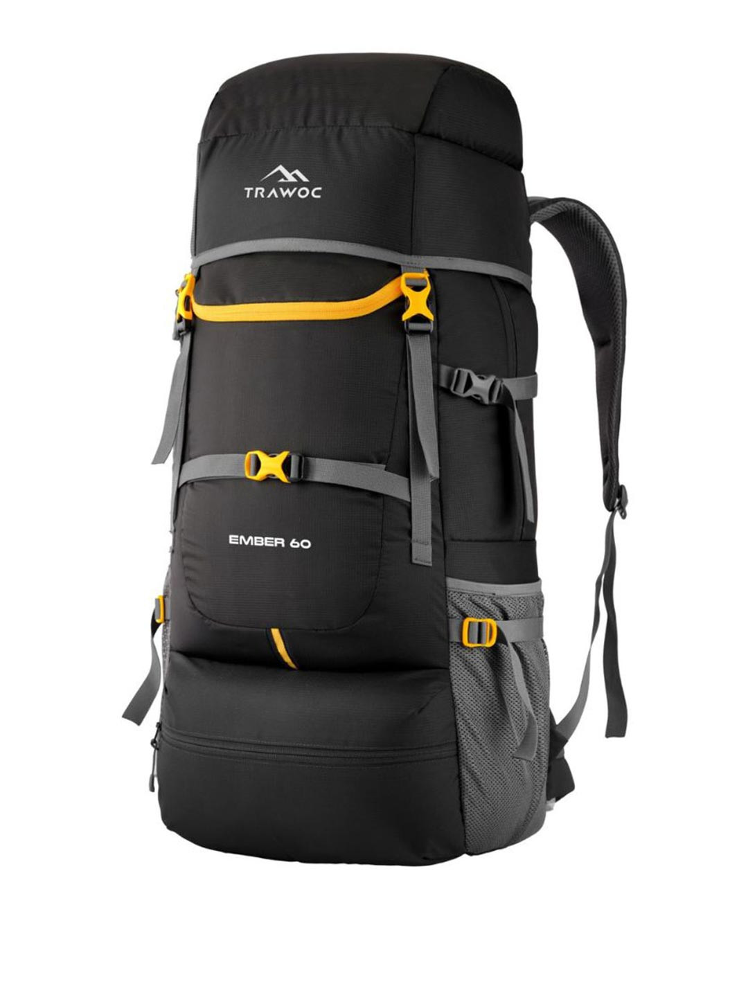 TRAWOC EMBER Solid 60L Rucksacks For Camping Hiking Trekking