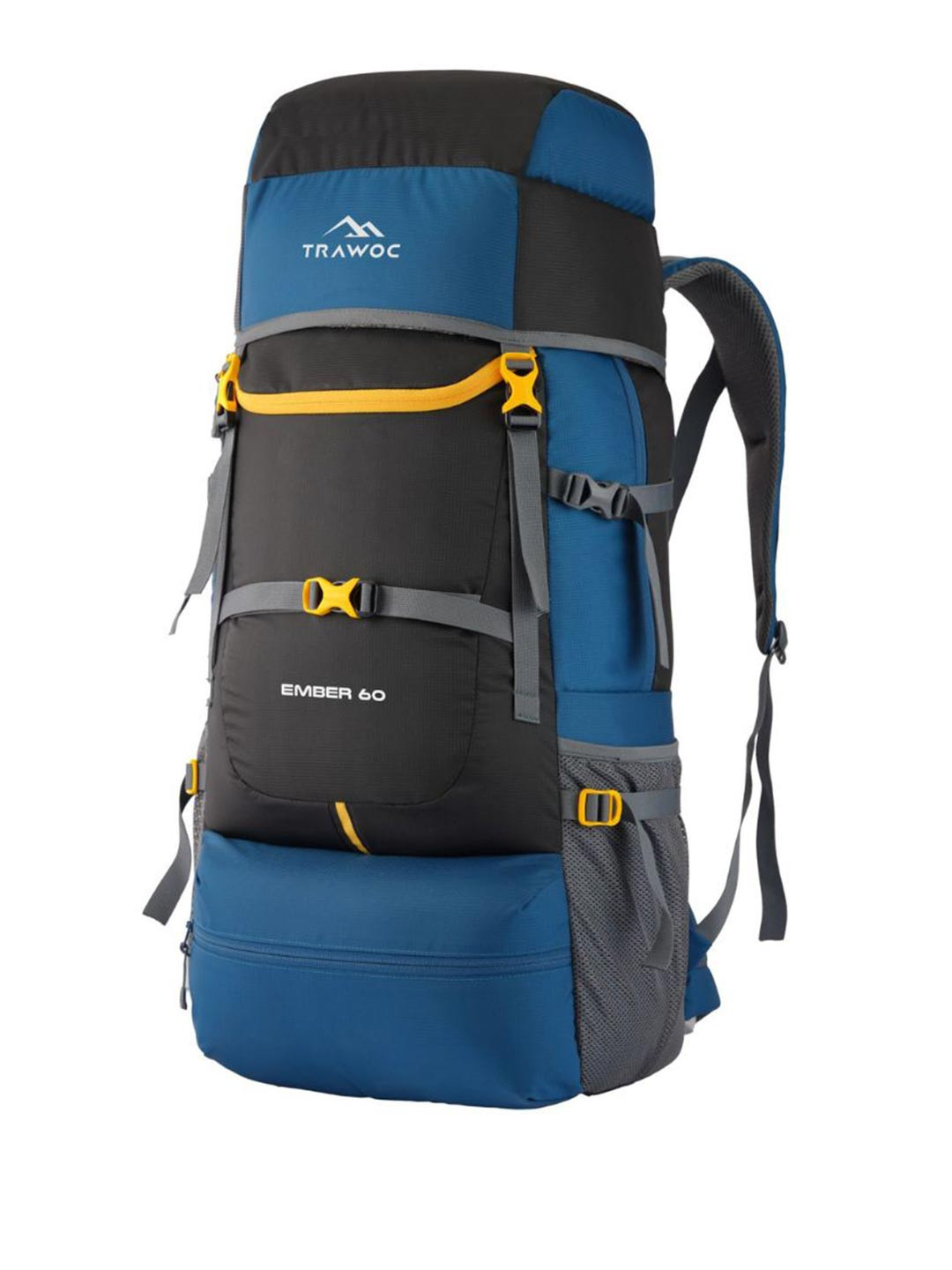 TRAWOC EMBER Solid 60L Rucksacks For Camping Hiking Trekking