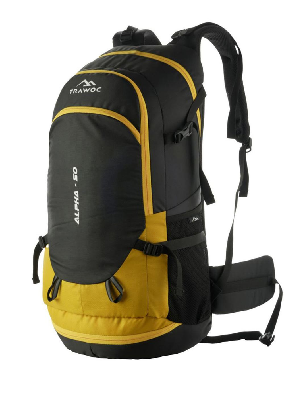 TRAWOC ALPHA Unisex Solid 50L Rucksack For Trekking Camping & Hiking