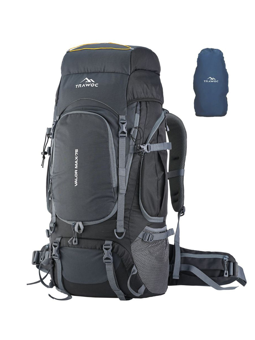 TRAWOC VALOR MAX Solid 75L Travel Rucksack With Rain Cover